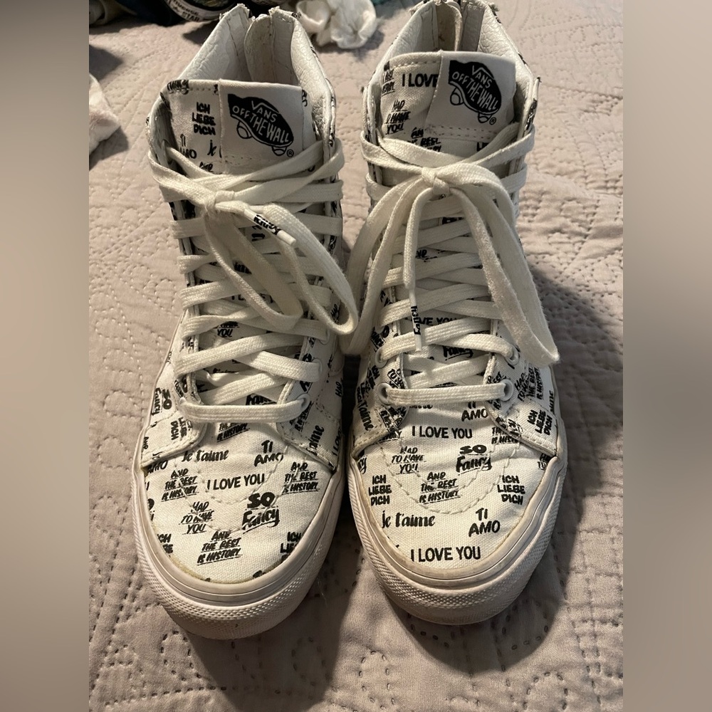 Vans Baron Von Fancy High Tops, Women’s Size 6